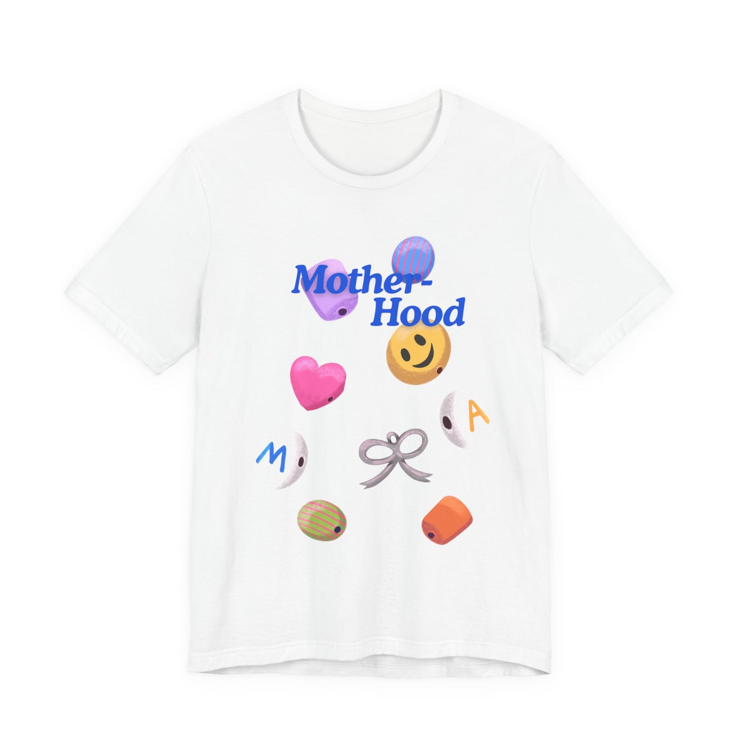 Motherhood Graphic Tee, Casual T-Shirt, Gift for Moms, Everyday Wear, Celebrating Motherhood