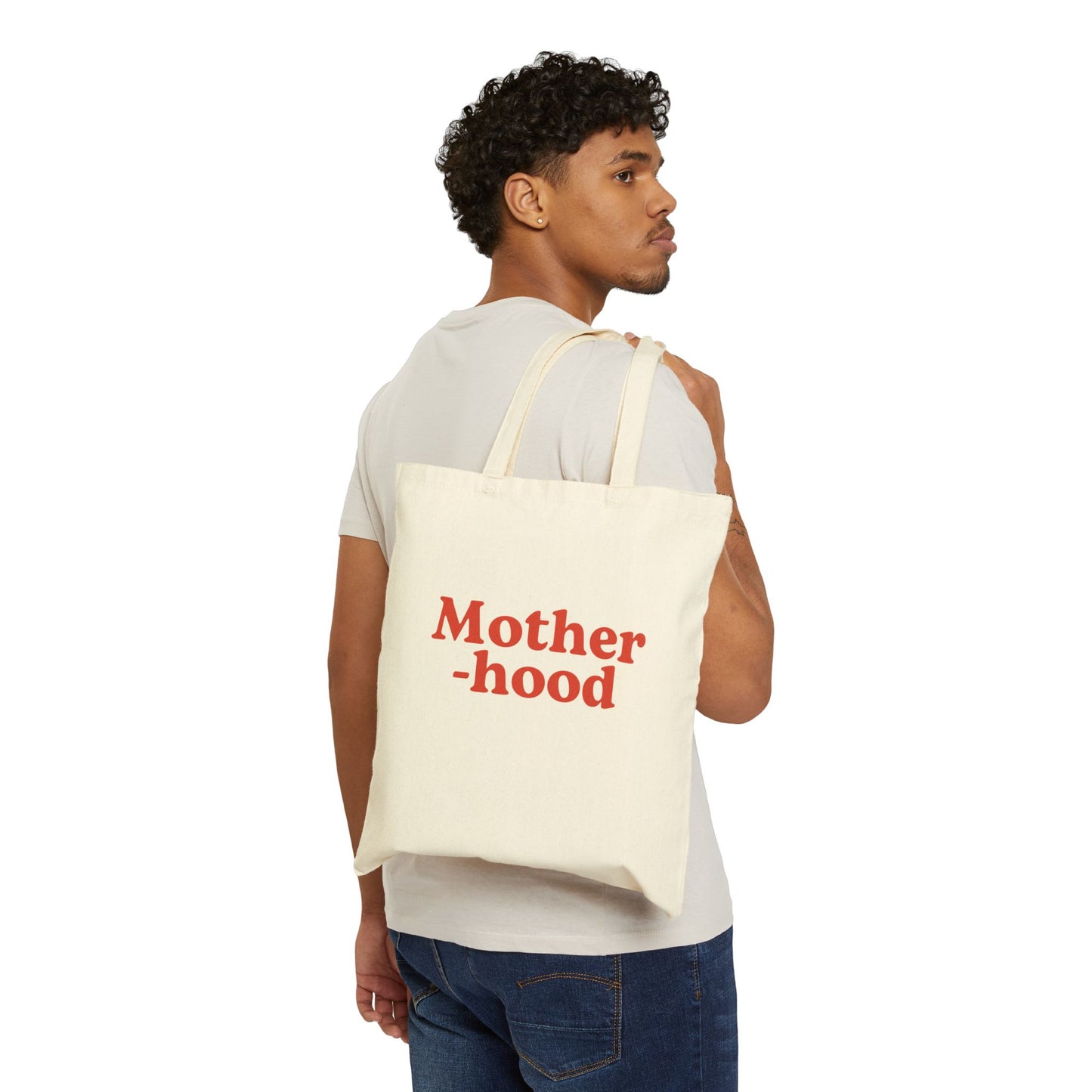 Stylish Cotton Tote Bag for Moms, Motherhood Gift, Eco-Friendly Shopping Bag, Everyday Use, Personalized, Cute Gift for Mothers Day
