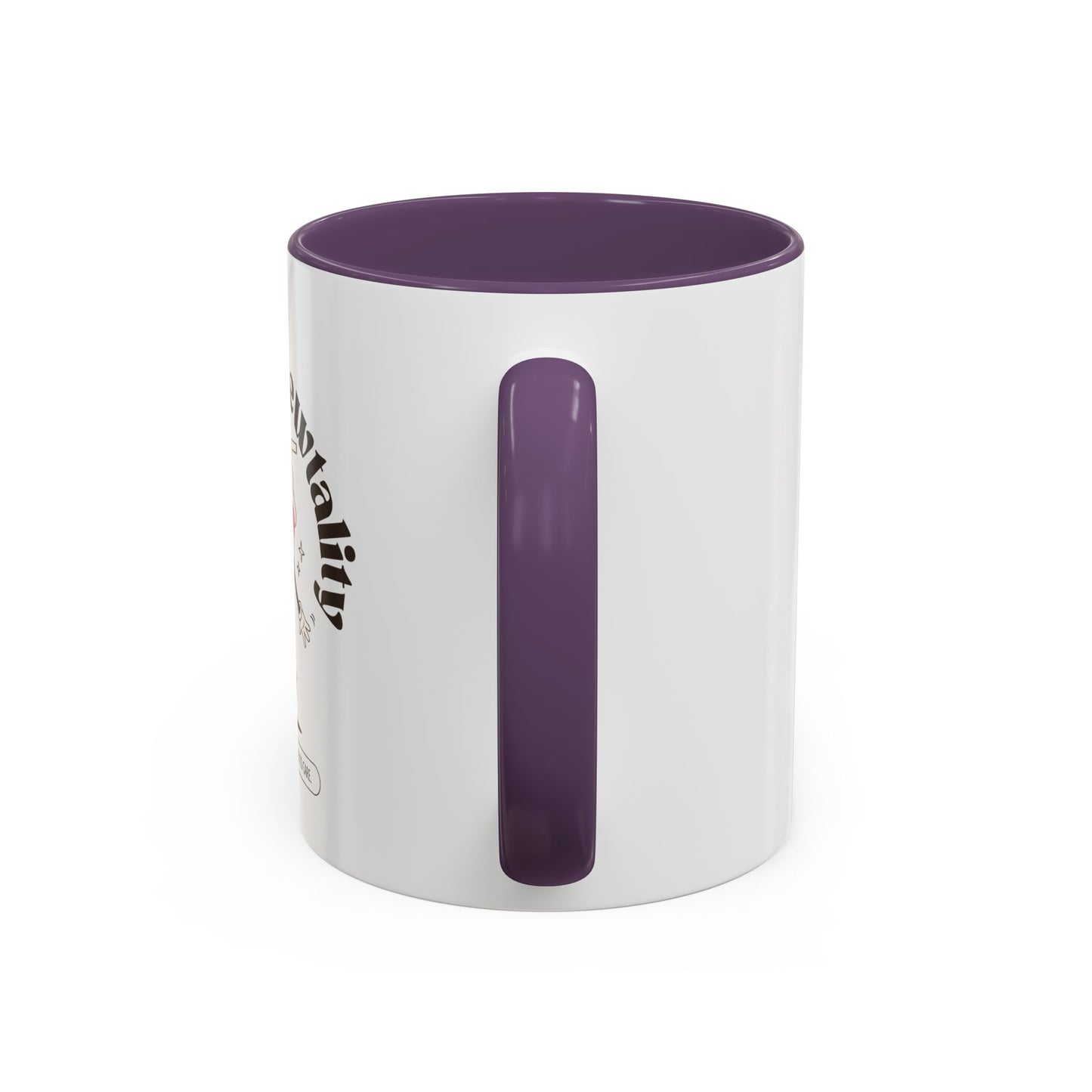 Serving Brewtality Coffee Mug - Fun Ceramic Cup for Coffee Lovers, Creative Gift, Office Humor, Unique Drinking Mug, 11oz size