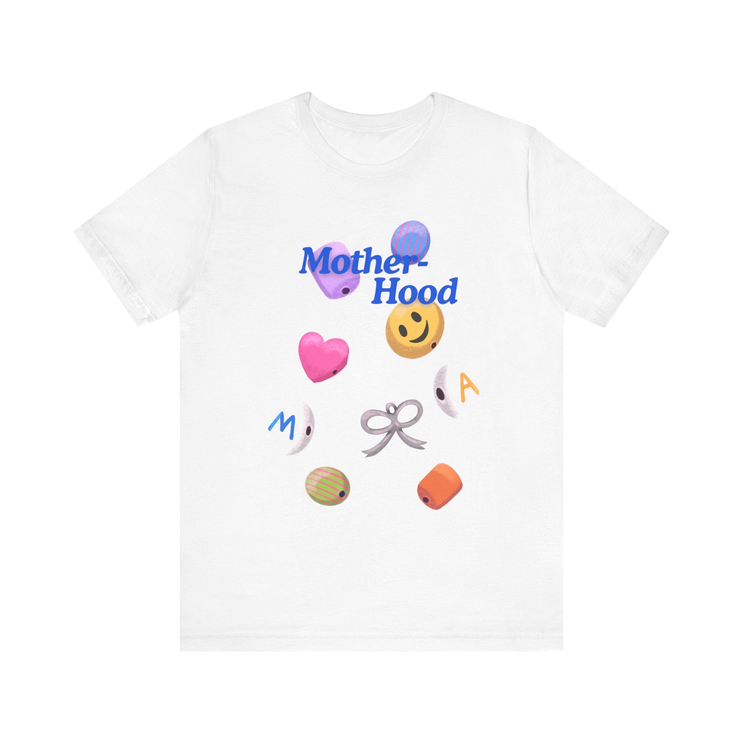 Motherhood Graphic Tee, Casual T-Shirt, Gift for Moms, Everyday Wear, Celebrating Motherhood