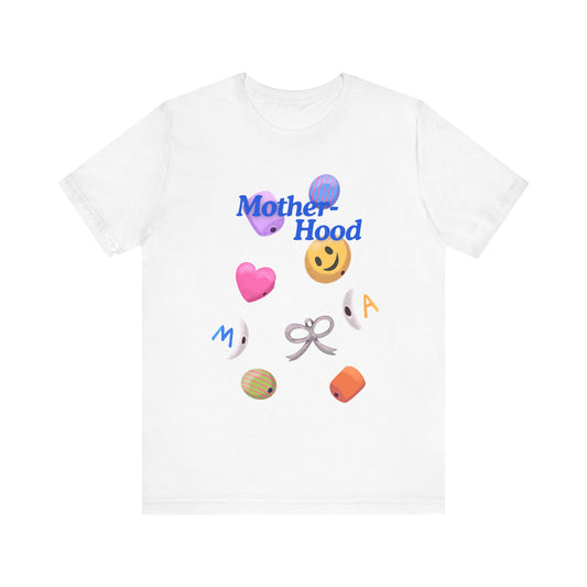 Motherhood Graphic Tee, Casual T-Shirt, Gift for Moms, Everyday Wear, Celebrating Motherhood