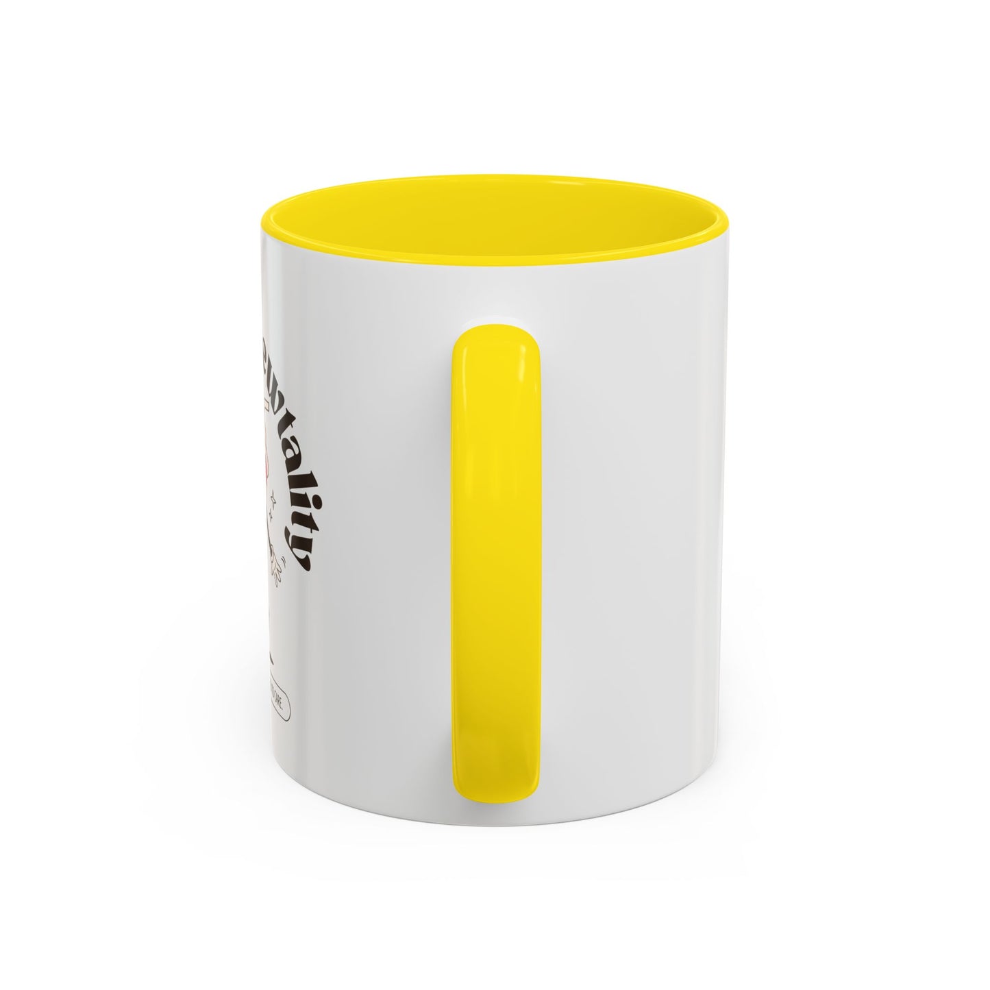 Serving Brewtality Coffee Mug - Fun Ceramic Cup for Coffee Lovers, Creative Gift, Office Humor, Unique Drinking Mug, 11oz size
