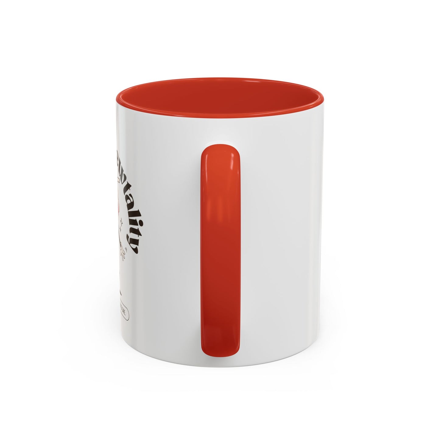 Serving Brewtality Coffee Mug - Fun Ceramic Cup for Coffee Lovers, Creative Gift, Office Humor, Unique Drinking Mug, 11oz size